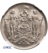 Brytyjskie Północne Borneo. 2 1/2 centa 1903 H - NGC MS 64