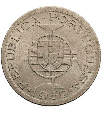 India Portuguese. 6 Escudos 1959