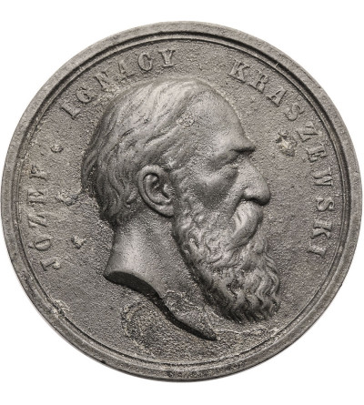 Polska, Józef Ignacy Kraszewski. Medal pamiątkowy, 1879 - kopia