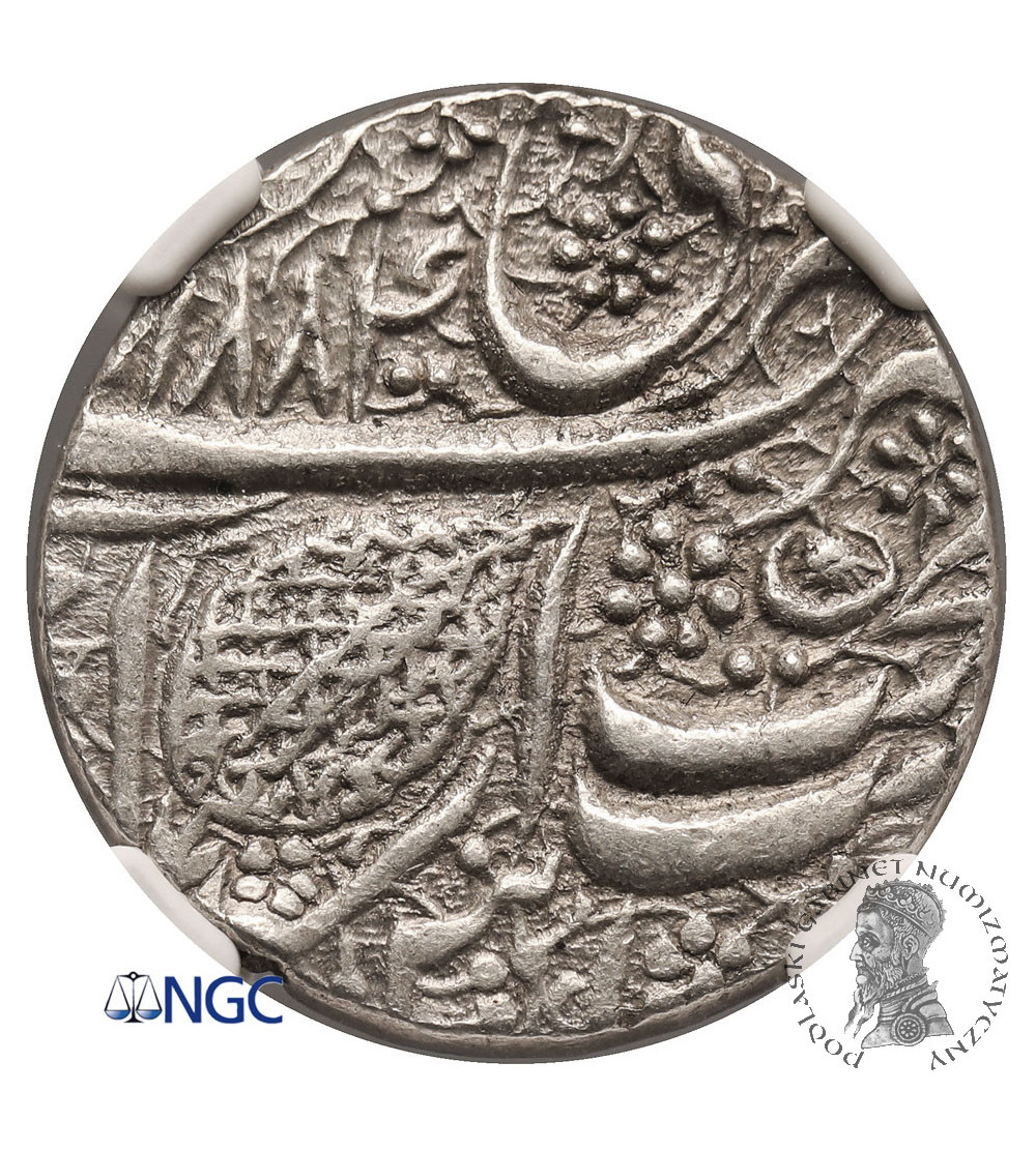 Indie - Imperium Sikhów, Ranjith Singh. AR Rupia, VS 1884 / rok 90 (AD 1827), Amritsar - NGC AU Details