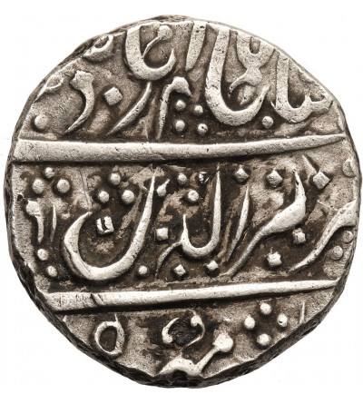 India - Maratha Confederacy. Malhar Rao. AR Rupee AH (11)92 / 1778 AD, Bagalkot mint, in the name Shah Alam II