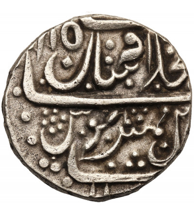 Indie - Konfederacja Maratha. Malhar Rao. AR rupia AH (11)92 / 1778 AD, Bagalkot, w imieniu Shah Alam II