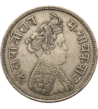 India - Baroda. AR Rupee VS 1948 / 1891 AD, Sayaaji Rao III 1875-1938 AD