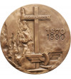 Polska, Łapy (Podlasie). Medal okolicznościowy na 120 lat ZNTK w Łapach, 1990