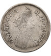 India - Baroda. AR Rupee, VS 1949 / 1892 AD, Sayaaji Rao III 1875-1938 AD