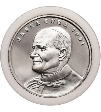 Polska. Srebrny Medal Jan Paweł II, Jasna Góra, 1991 - Proof