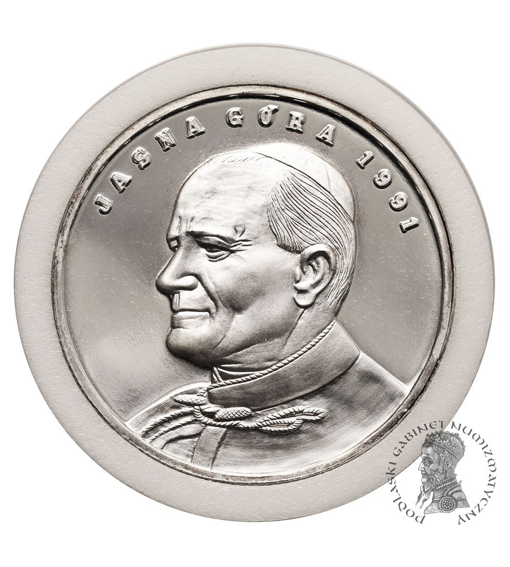 Poland. Silver Medal John Paul II, Jasna Góra, 1991 - Proof