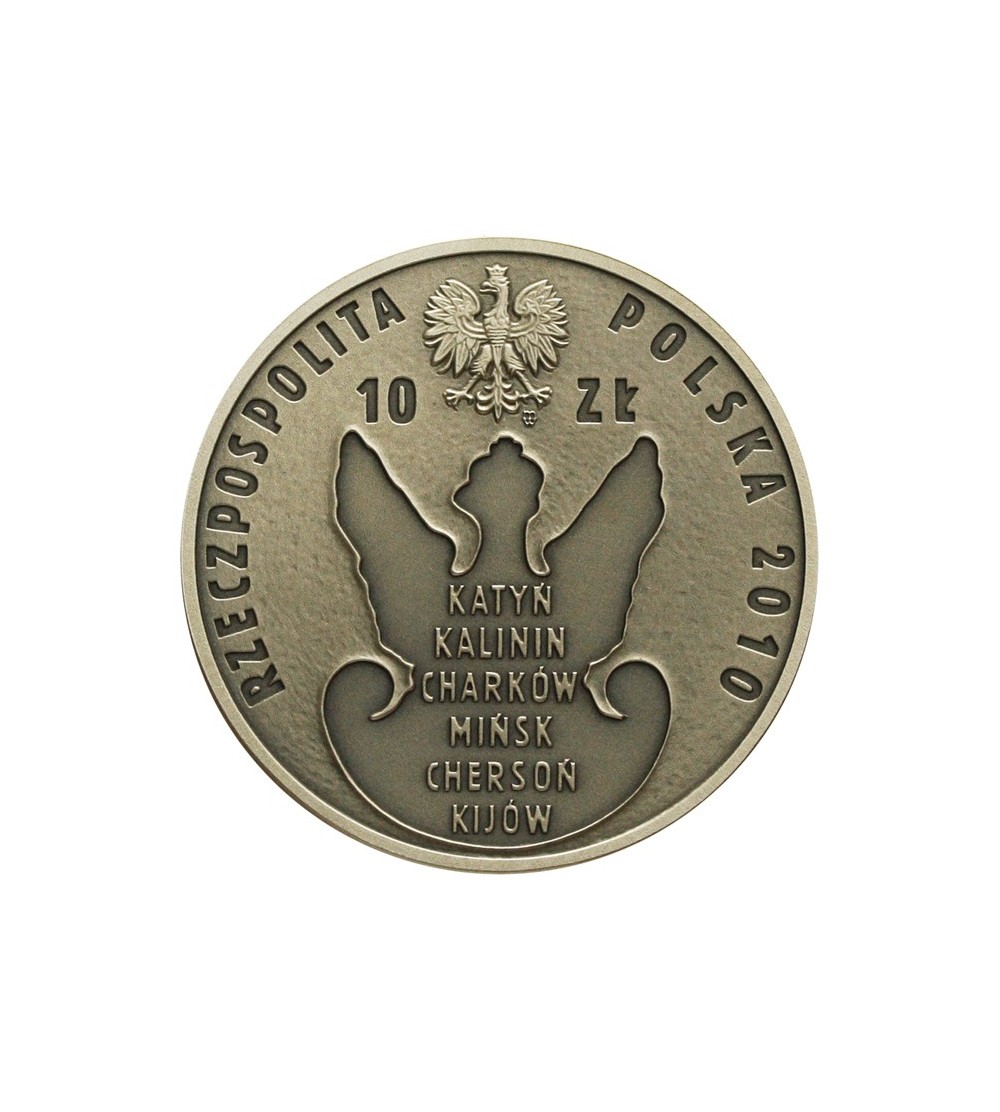 10 złotych 2010 - 70 rocz. Zbrodni Katyńskiej 10 złotych 2010 - 70 rocz. Zbrodni Katyńskiej