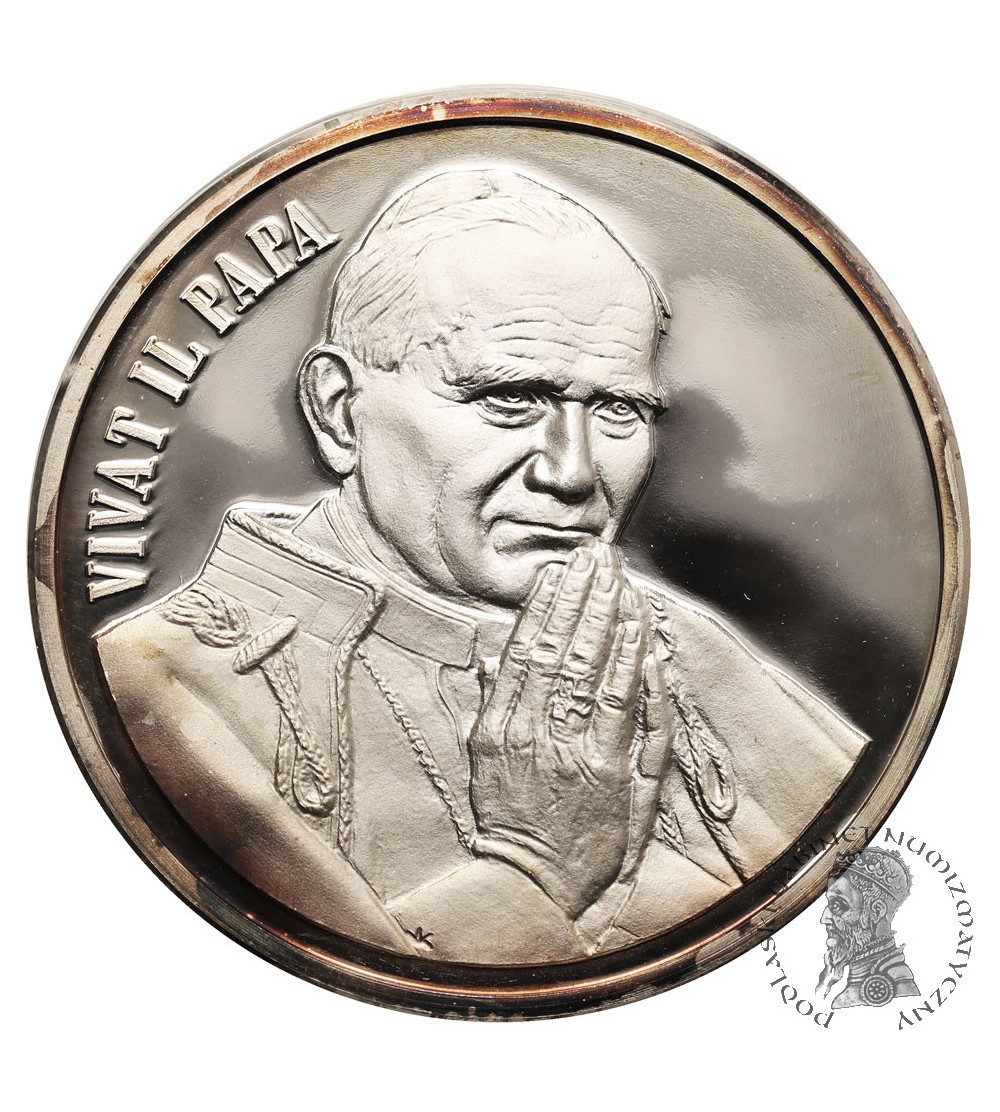Niemcy, RFN. Srebrny medal Jan Paweł II, Pielgrzymka do Niemiec, 1981 - Proof