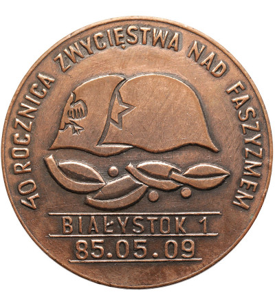 Polska, Białystok. Medal z Wystawy Filatelistycznej Białystok-Wilno, 1985