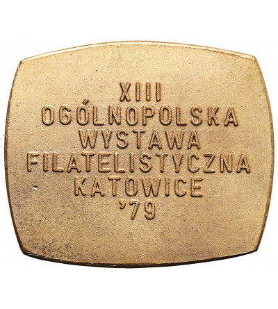 Polska, Katowice. Medal z XIII Ogólnopolskiej Wystawy Filatelistycznej, 1979