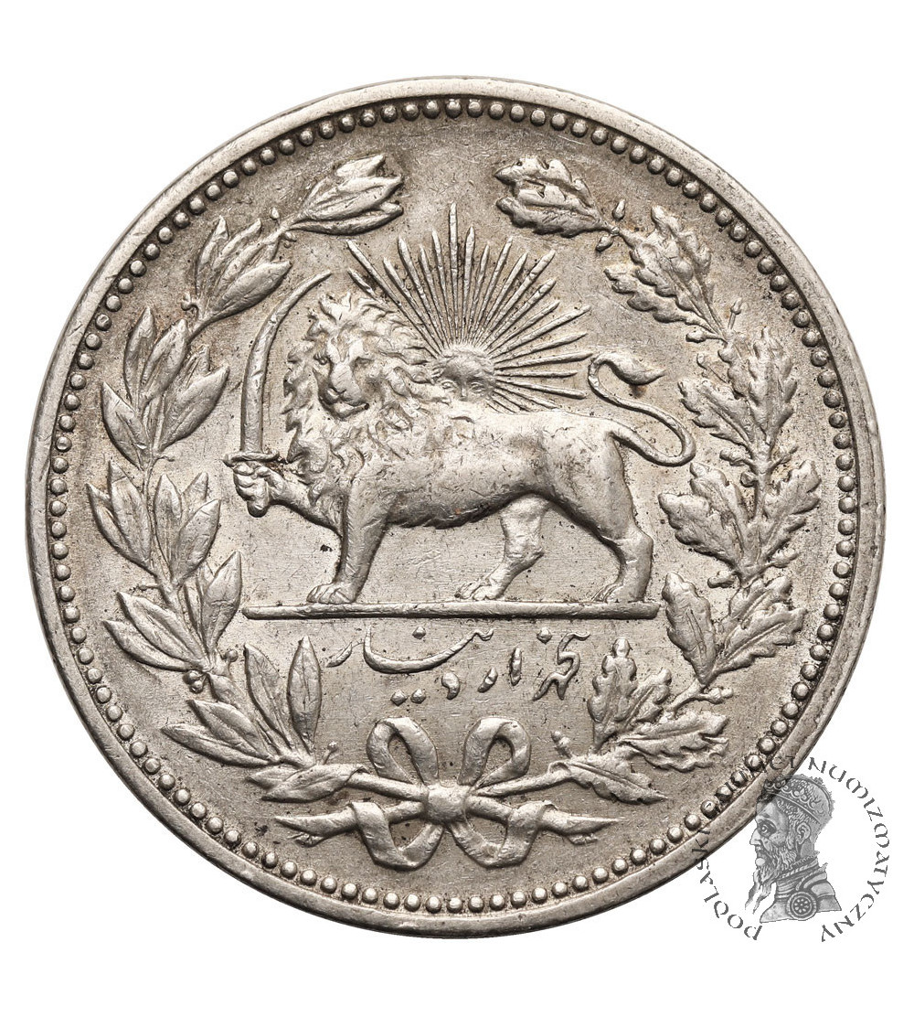 Iran, Muzaffar al-Din Shah. 5000 Dinars (5 Kran), AH 1320 / 1902 AD