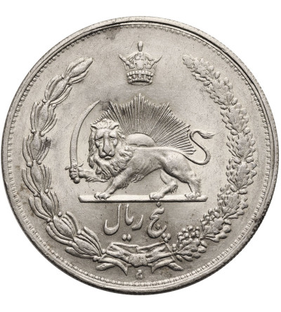 Iran, Reza Shah, 1925-1941 AD. 5 Rials, SH 1311/0 / 1932 AD