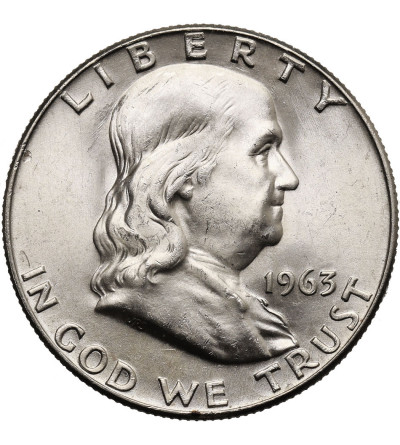 USA. 1/2 Dollar 1964 D, Denver - Franklin Half Dollar