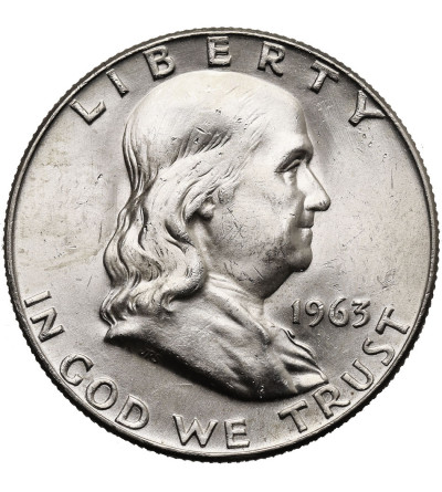 USA. 1/2 dolara 1963 D, Denver - Franklin Half Dollar