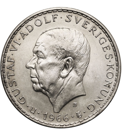 Sweden. 5 Kronor 1966, 100th Anniversary of Constitution Reform