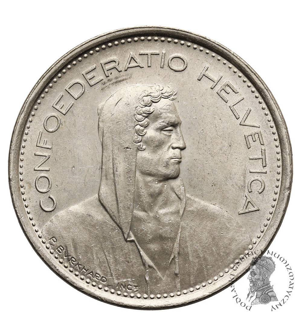 Szwajcaria. 5 franków 1967 B