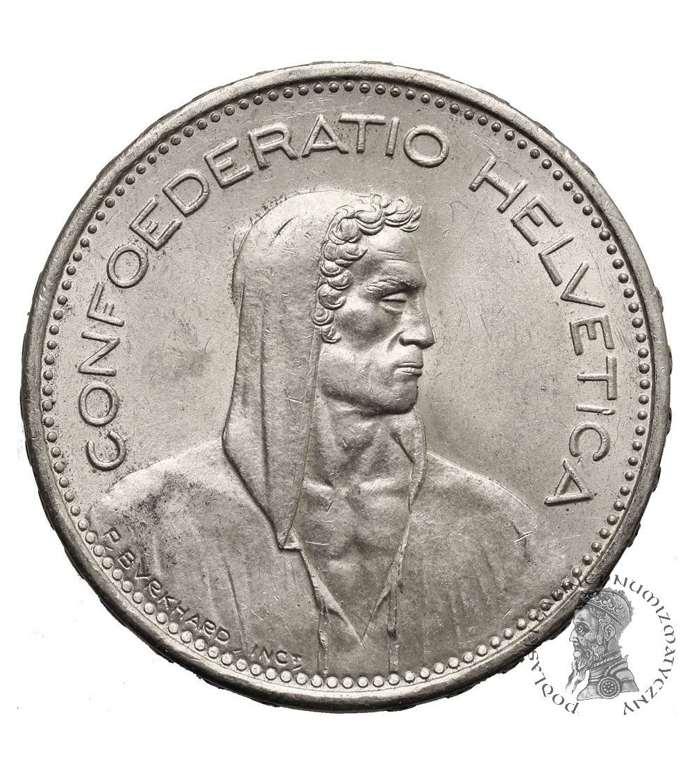 Switzerland. 5 Francs 1965 B