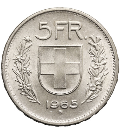 Szwajcaria. 5 franków 1965 B