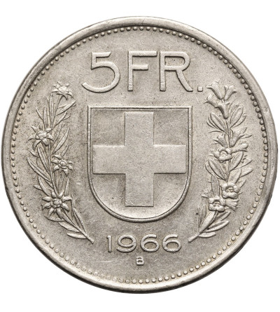 Switzerland. 5 Francs 1966 B