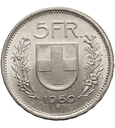 Szwajcaria. 5 franków 1969 B
