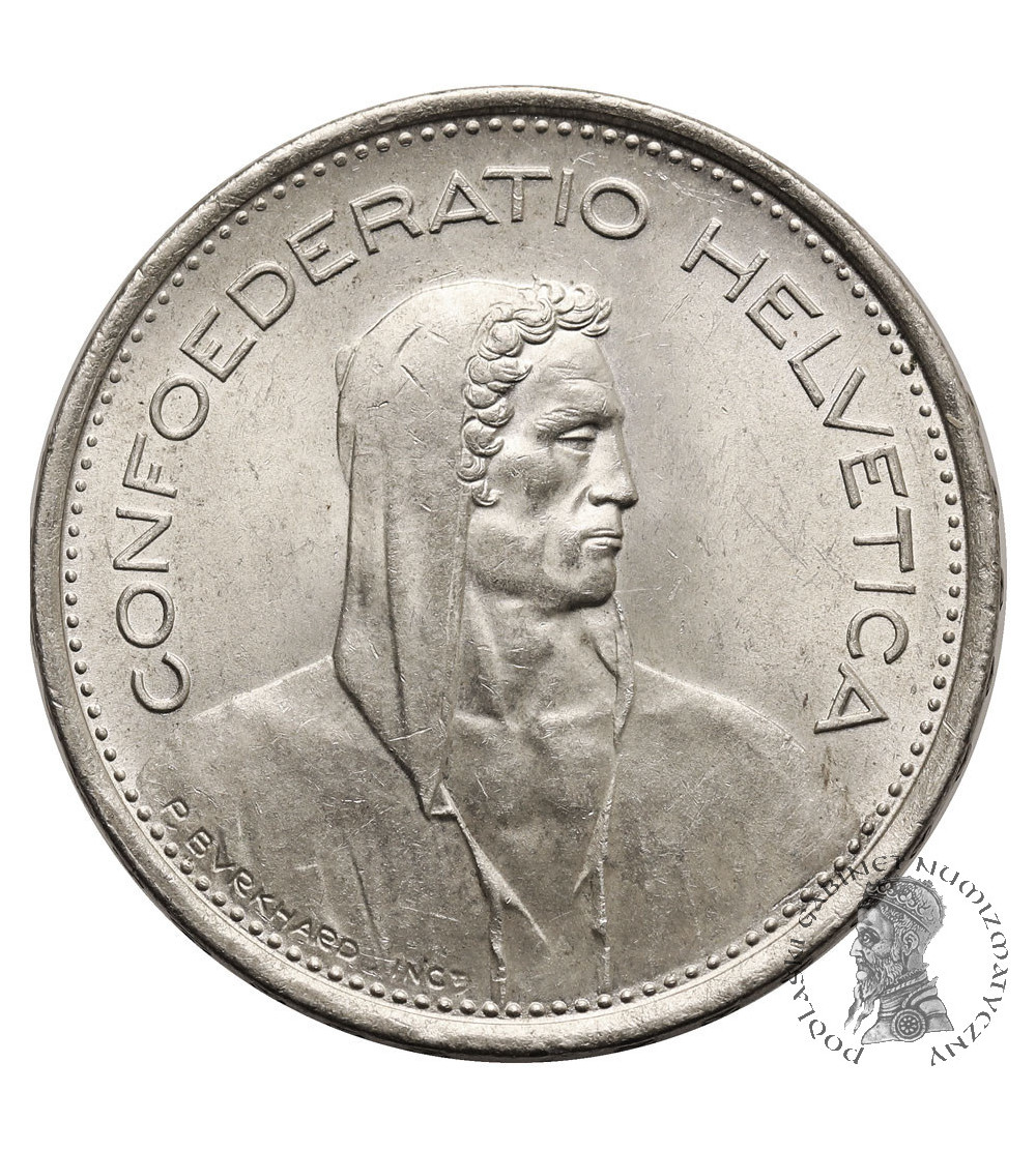 Switzerland. 5 Francs 1969 B