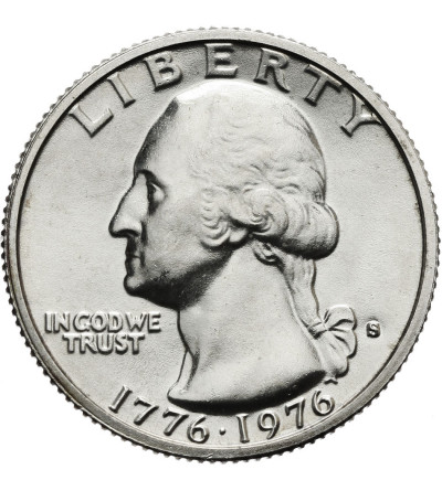 USA. 25 centów 1976 S, kolonialny perkusista - srebro