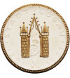 Niemcy. Medal porcelanowy 1921 z okazji 700-lecia miasta Löbau