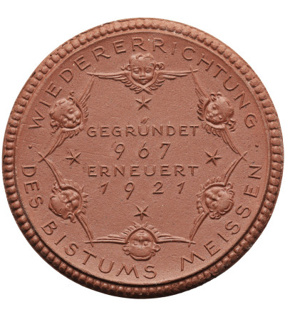Germany, Meissen. Medal on the occasion of the re-establishment of the Diocese of Meissen in 1921