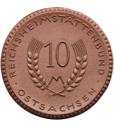 Germany, Ostsachsen - East Saxony. 10 marks 1921, Reichsheimstättenbund