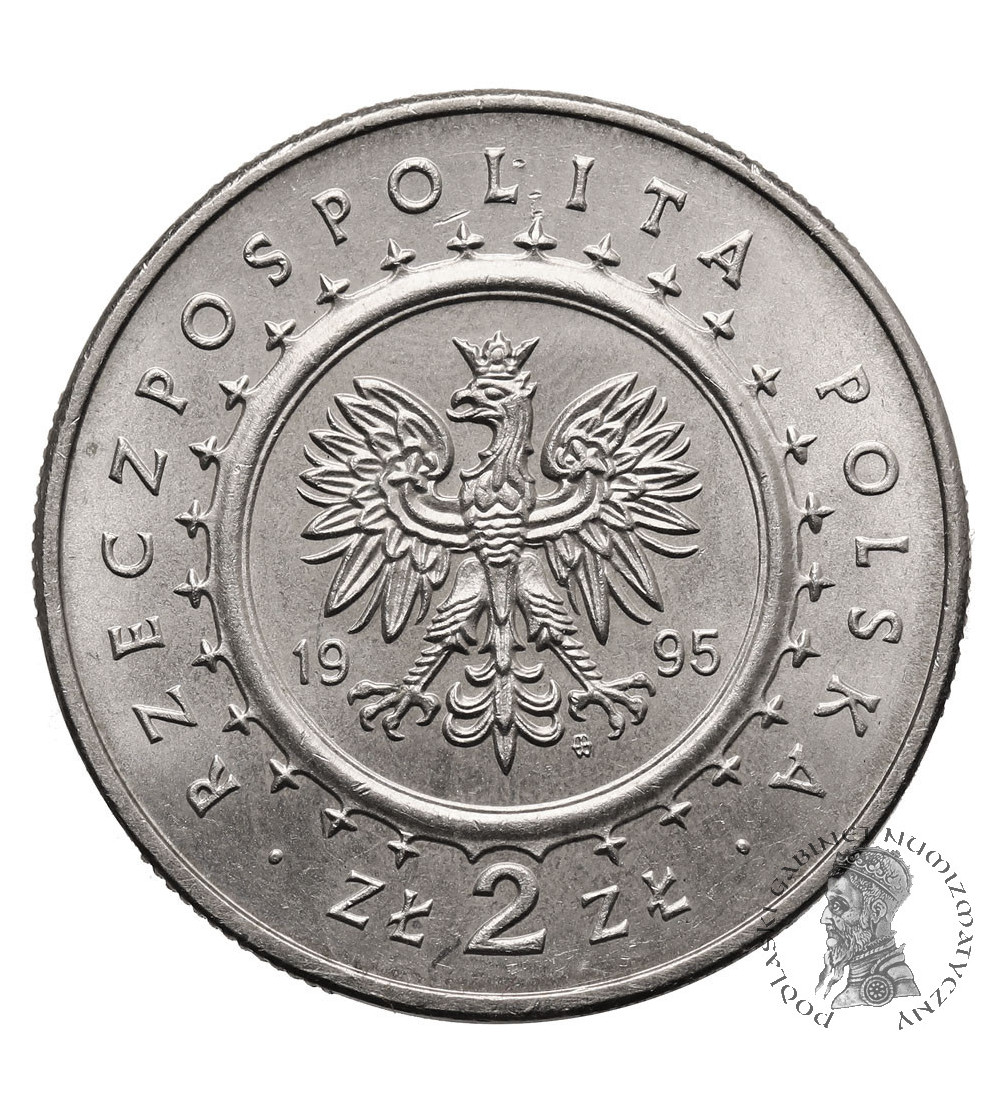 Poland. 2 Zlote 1995, Lazienki Royal Palace