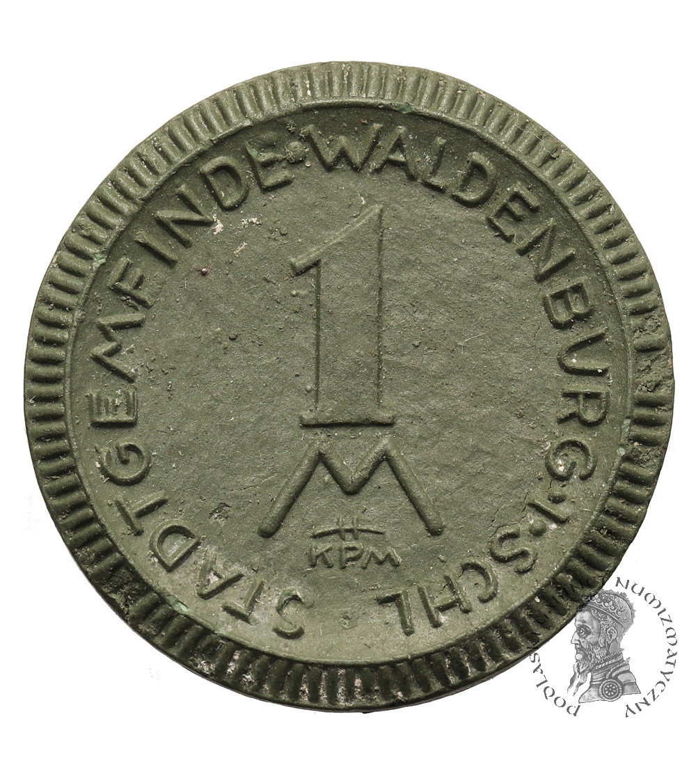 Poland, Silesia, Waldenburg. Notgeld 1 mark 1921
