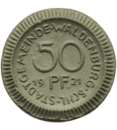 Polska, Ślask, Wałbrzych (Waldenburg). Notgeld 50 fenigów 1921