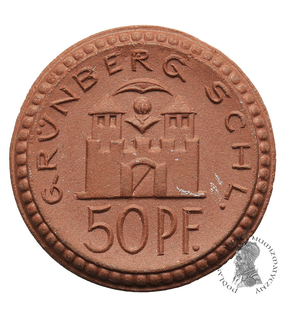 Polska, Zielona Góra (Grünberg). Notgeld 50 fenigów 1921