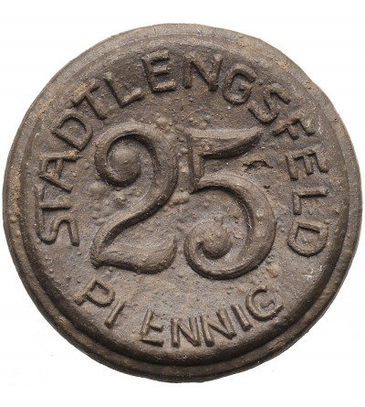 Niemcy, Stadtlengsfeld. Notgeld 25 fenigów 1921