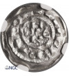Italy - Milan. Denaro Scodellato ND, Henry II (Enrico II) 1004-1024 AD - NGC MS 65