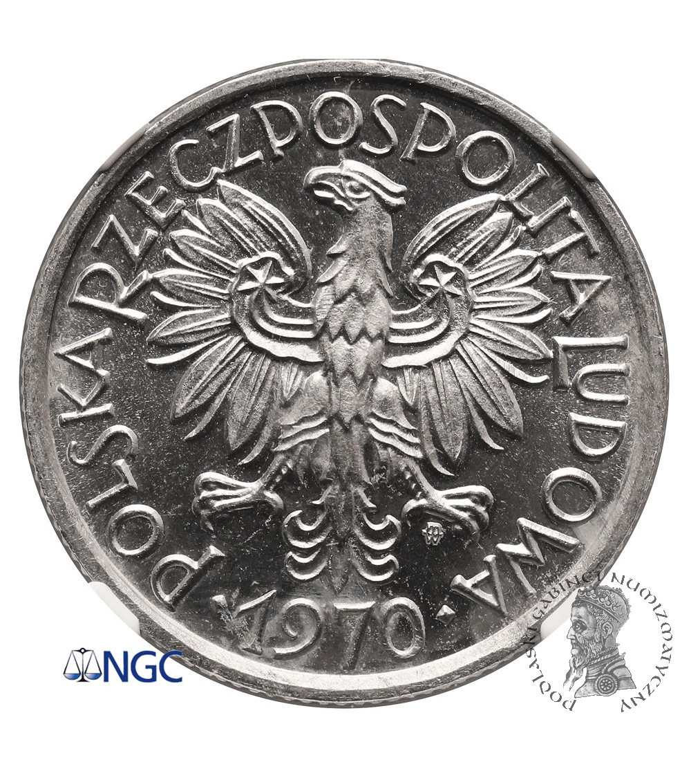 Poland. 2 Zlote 1970, blueberries - NGC MS 65 PL (Proooflike)