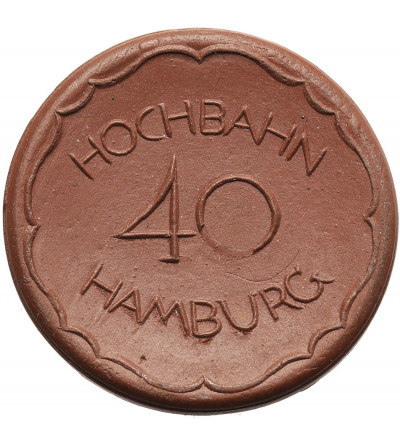 Niemcy, Hamburg Hochbahn. Notgeld 40 fenigów 1921