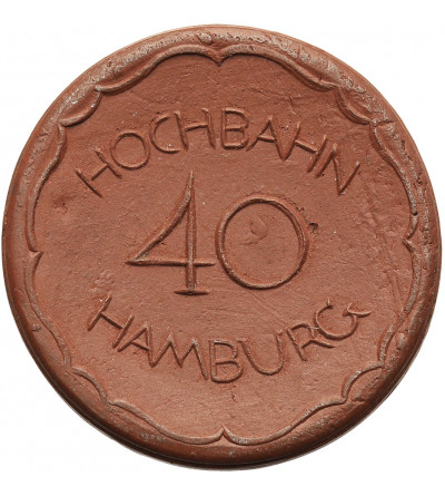 Germany, Hamburg Hochbahn. Notgeld 40 Pfennig 1921