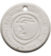 Niemcy, Hanower. Porcelanowy medal 250 lat Niemieckiej Porcelany, Targi Branżowe Hanower 1959