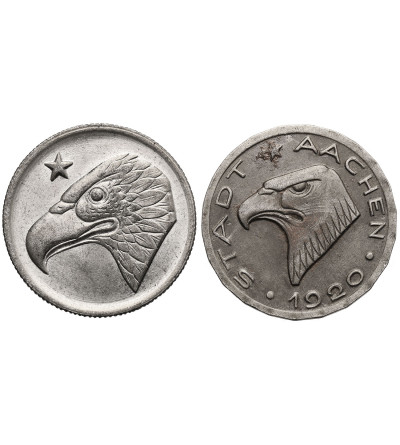 Germany, Rhineland, Aachen. Notgeld 50 Pfennig 1920 - 2 pieces