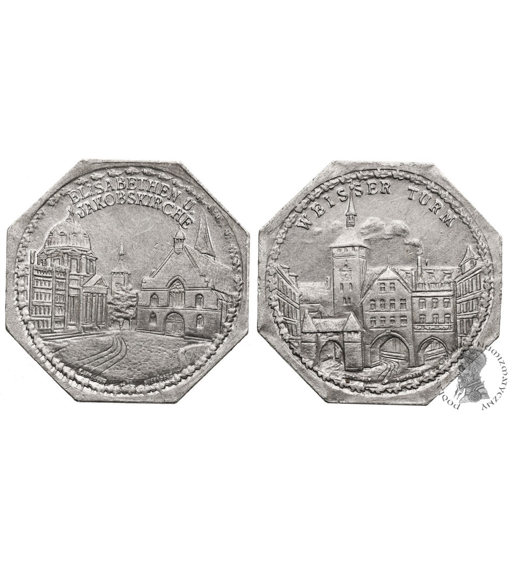 Germany, Bavaria, Nürnberg - Fürther. Notgeld 20 Pfennig 1920 - 2 pieces