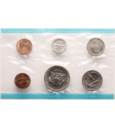 USA. Mint Coin Set 1972, Philadelphia + 1 Cent San Francisco - 6 pcs