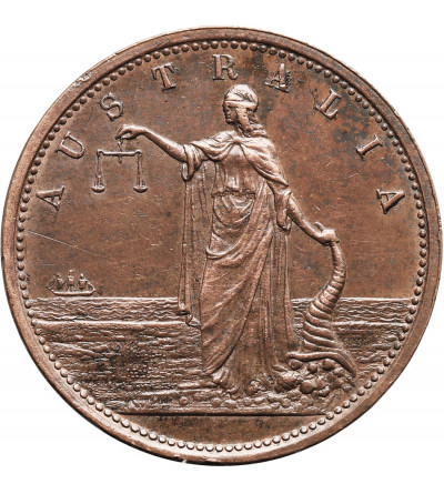 Australia. Token, 1 Penny no date(XIX wiek), Martin John (Grocer and Tea Dealer, 29 Rundle Street), Adelaide, Soutch Australia