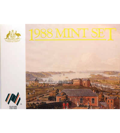 Australia. Official Mint Set of circulation coins 1988 - 8 pieces, Royal Australian Mint