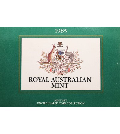 Australia. Oficjalny zestaw monet obiegowych 1985 - 7 sztuk, Królewska Mennica Australijska