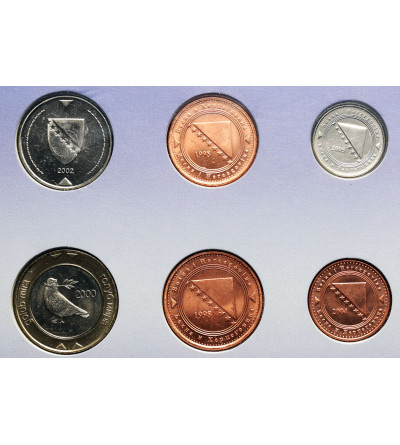 Bośnia i Hercegowina. Zestaw monet obiegowych 1998 - 2005 - 6 sztuk