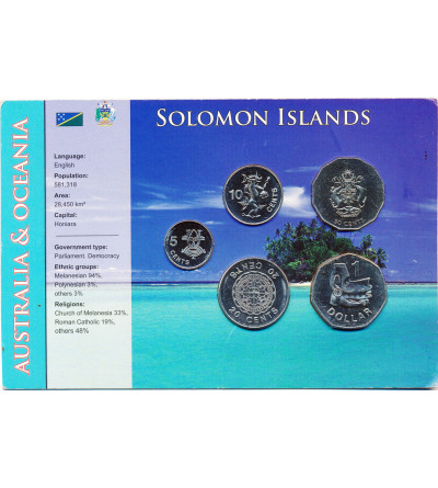 Solomon Islands. Set of circulation coins 2005 - 5 pcs