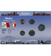 Malta. Circulating coin set 2001 - 2005 - 5 pieces, Europe series