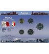 Malta. Zestaw monet obiegowych 2001 - 2005 - 5 sztuk, Seria Europa